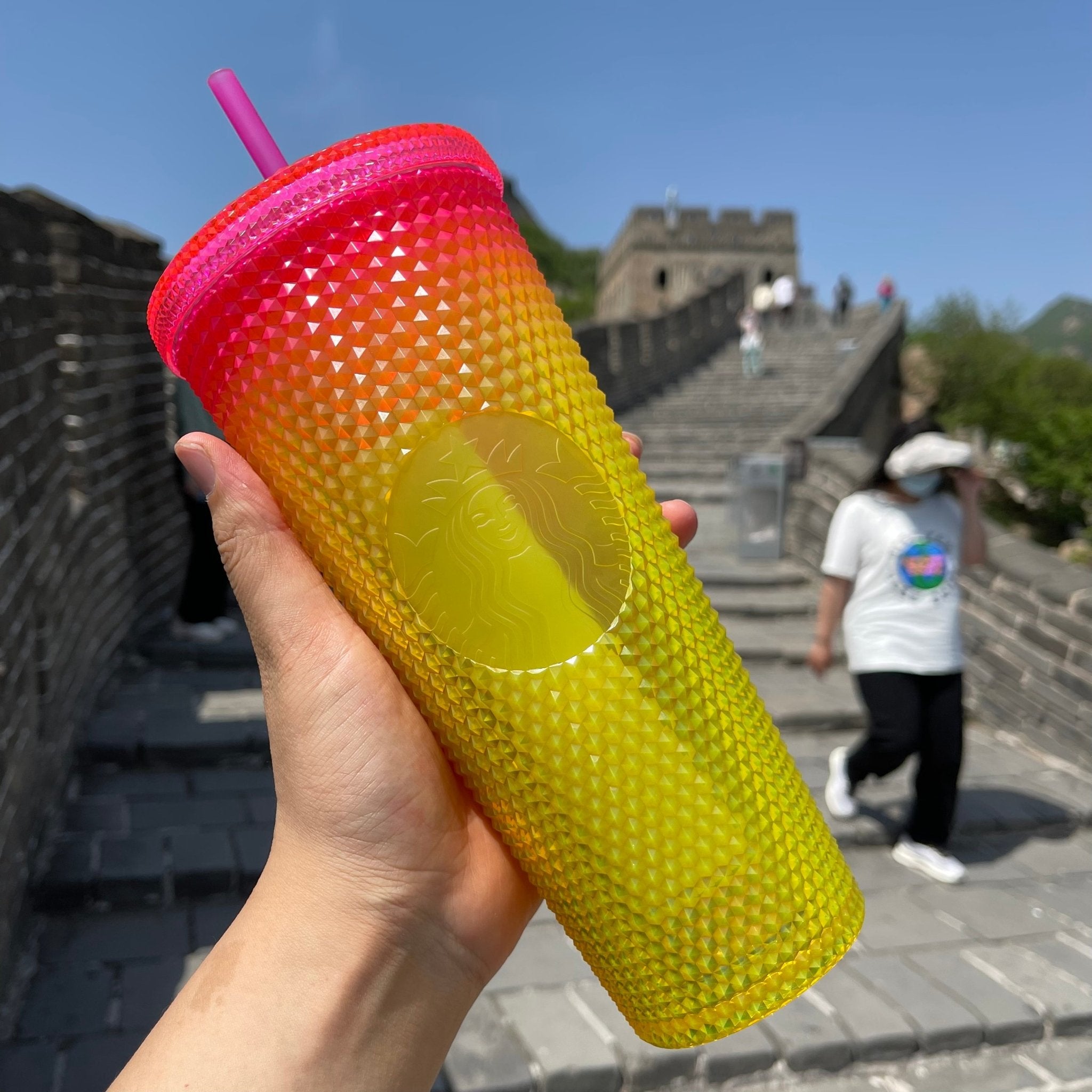 Taiwan Sunset mango Starbucks deals studded tumbler