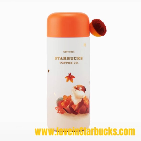 Starbucks 2022 autumn forest chestnut thermos cup 335ml - loveinstarbucks