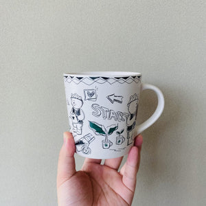 Starbucks 2022 China Green season Mason Ceramic Mug - loveinstarbucks