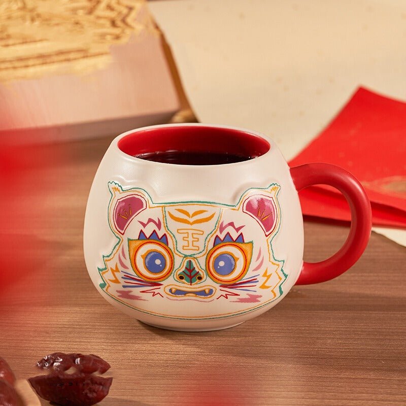 Starbucks 2022 New Year's Cute Tiger 415ml mug - loveinstarbucks