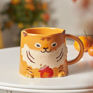 Starbucks 2022 New Year's Cute Tiger mug 414ml