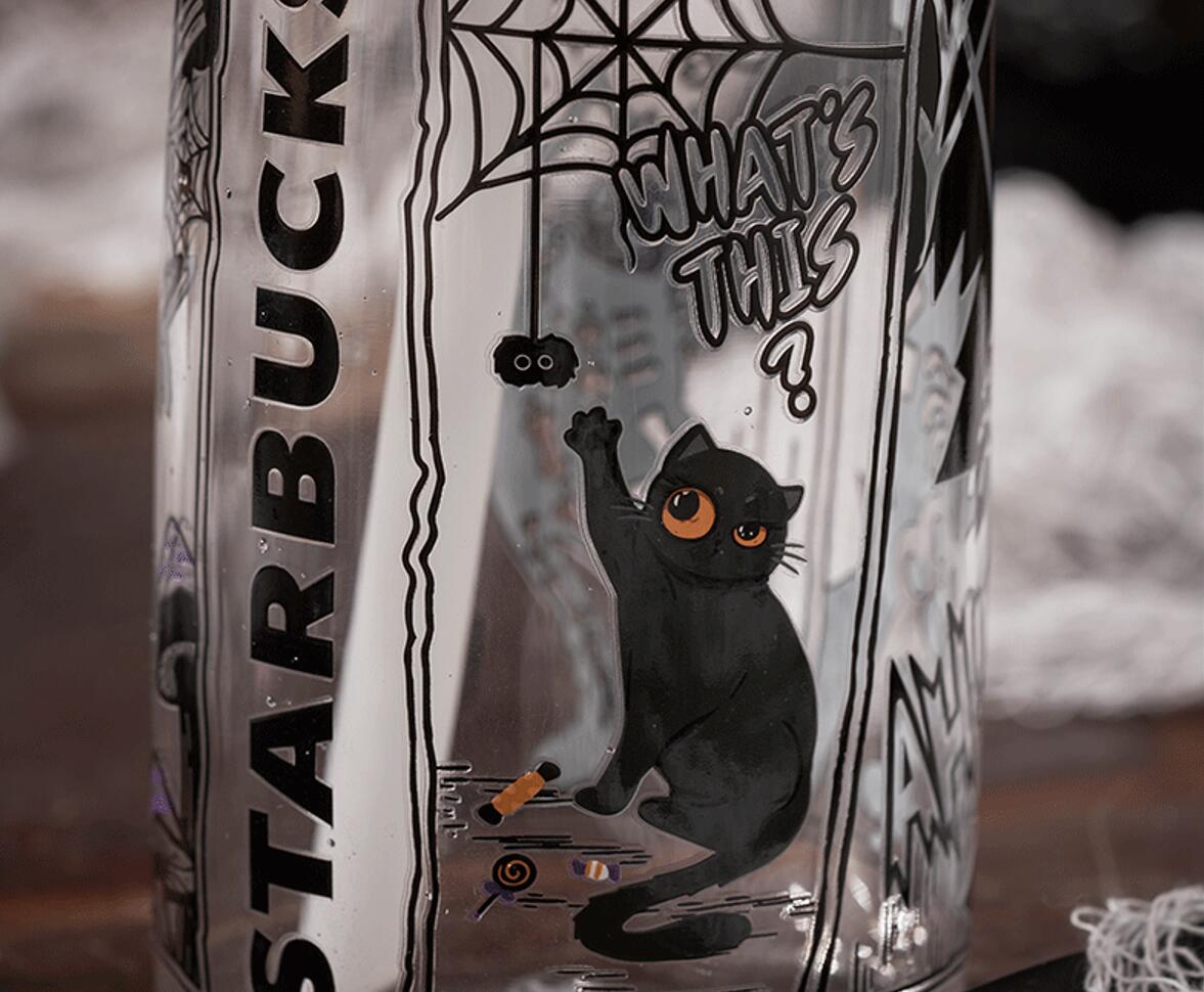 Starbucks China 2021 Halloween 550ml Thermos Halloween Straw Cup - loveinstarbucks