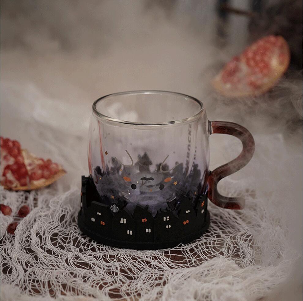 Starbucks China 2021 Halloween Little Devil Double Glass – loveinstarbucks