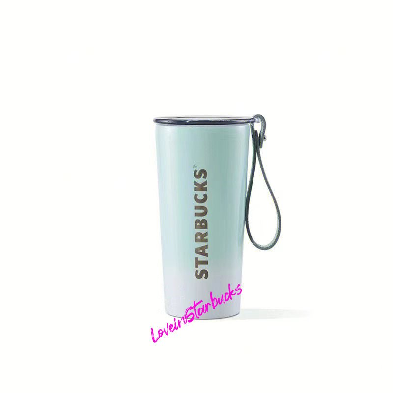 Starbucks China 2022 anniversary blue Ocean Stainless Steel Travel Cup - loveinstarbucks