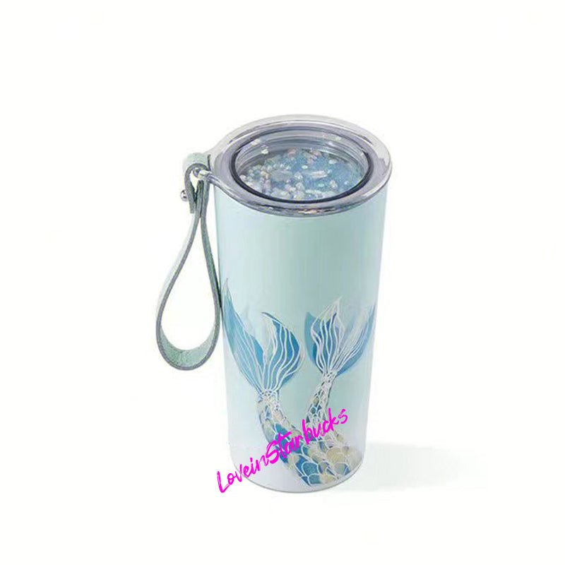 Starbucks China 2022 anniversary blue Ocean Stainless Steel Travel Cup - loveinstarbucks