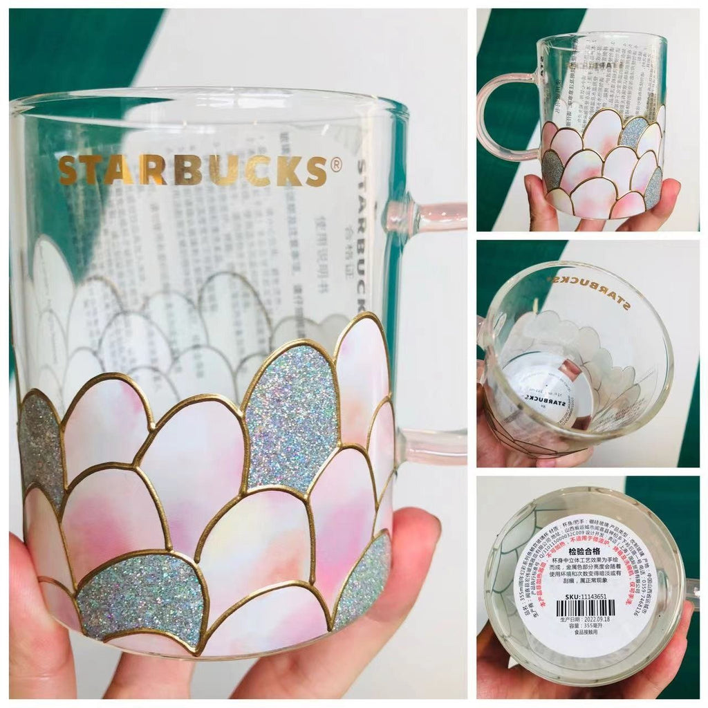 Starbucks Christmas Shining Gradient pink mug 14.5oz