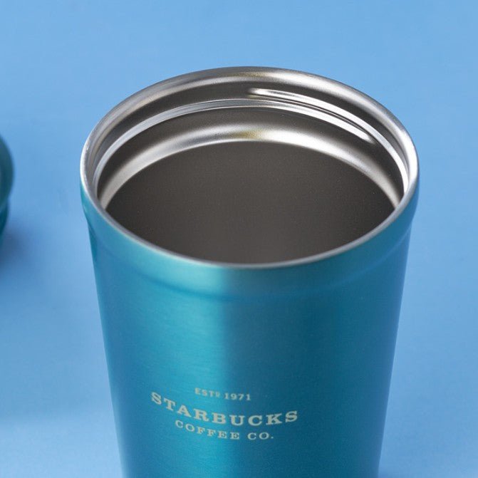 Starbucks China 2022 Christmas x1 blue green series - Pearlescent travel cup 355ml