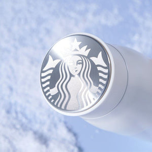 Starbucks China 2022 Ski series - blue and white SS cup 400ml