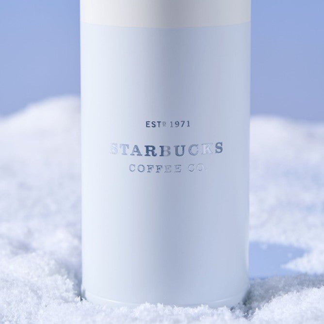 Starbucks China 2022 Ski series - blue and white SS cup 400ml