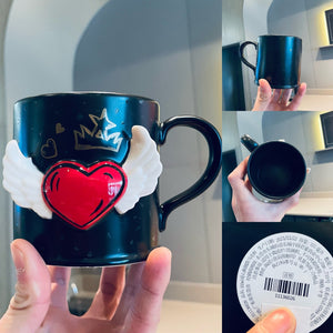 Starbucks China 2022 Valentine's Day love wings mug
