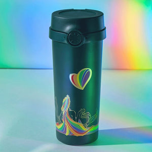 Starbucks China 2022 Valentine's Day rainbow stainless steel cup