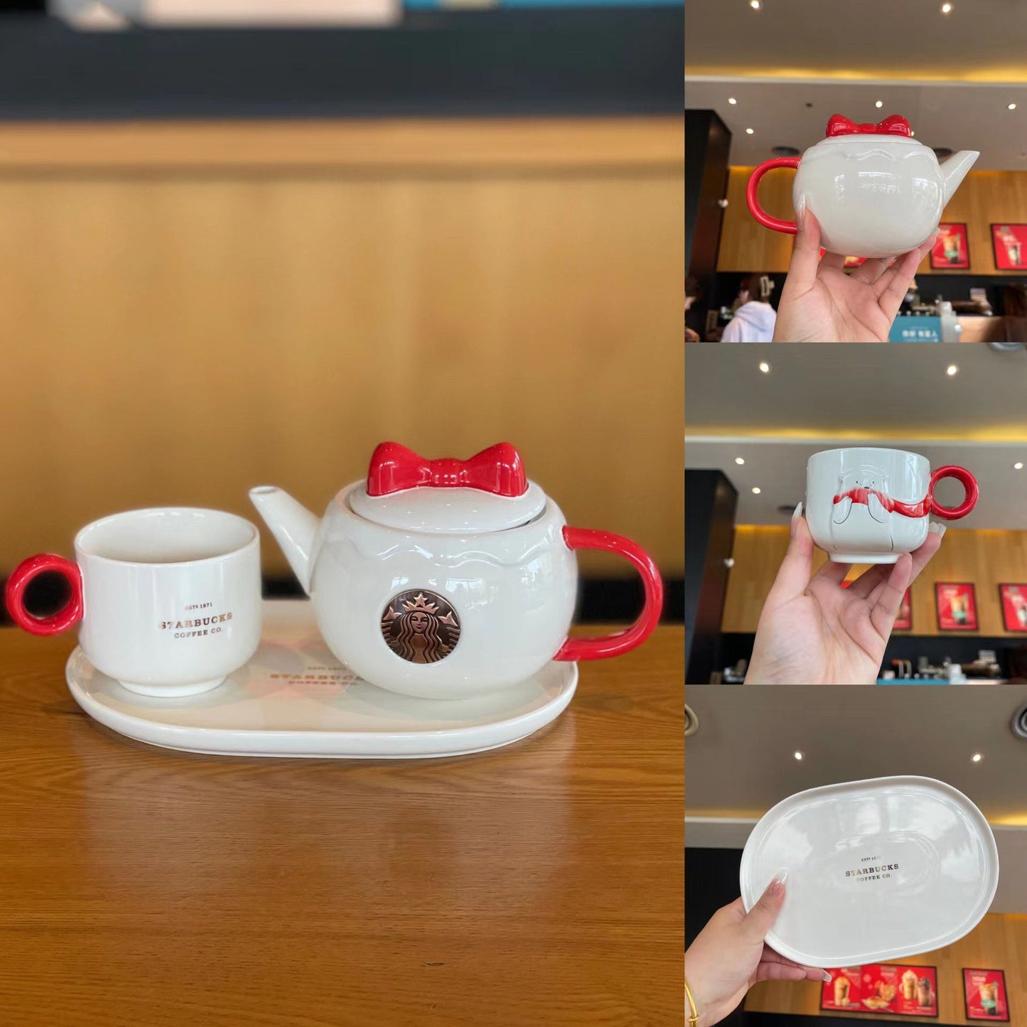 Starbucks China 2022 Xmas-2nd series teapot set 610ml