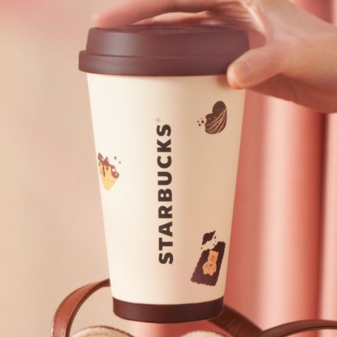 Starbucks cup China 2023 Valentine's Day online chocolate SS cup 370ml