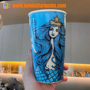 Starbucks deep sea mermaid Double Layer Ceramic Mug