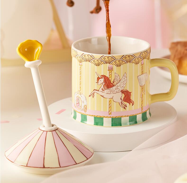 Starbucks Dreamland Amusement Park Carousel Mug 355ml