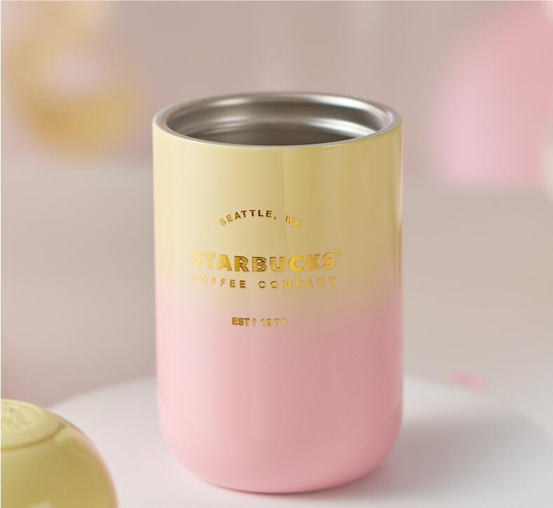 Starbucks Dreamland Amusement Park Pink and yellow gradient stainless steel cup  220ml