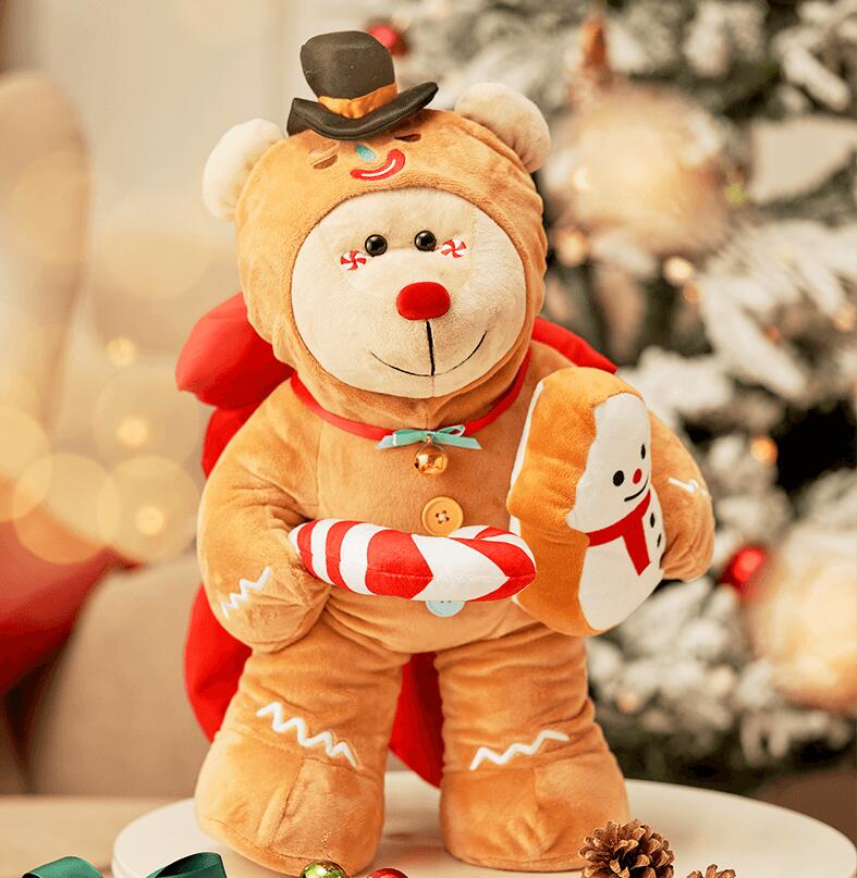 Starbucks gingerbread man shape warm bear cute Christmas gift Bear doll