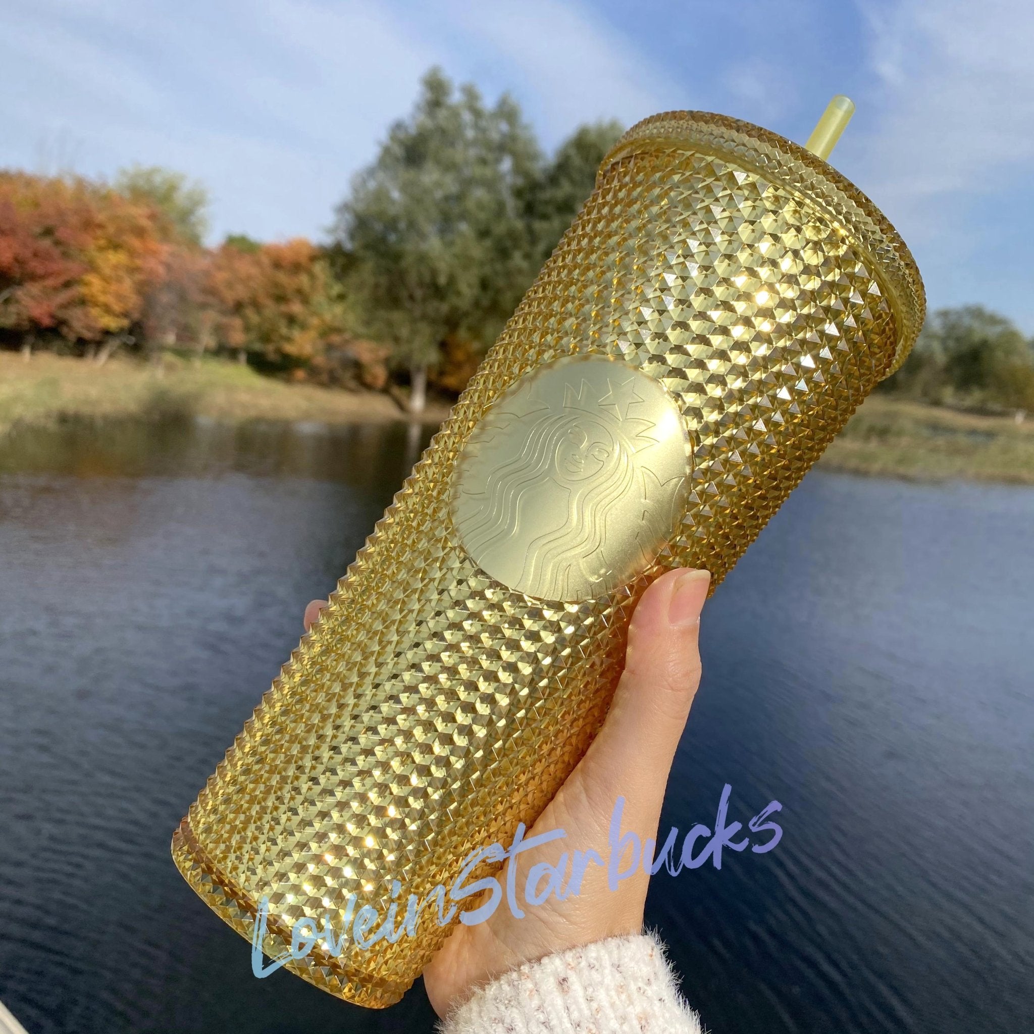 Starbucks China orders Gold Bling Studded Tumbler