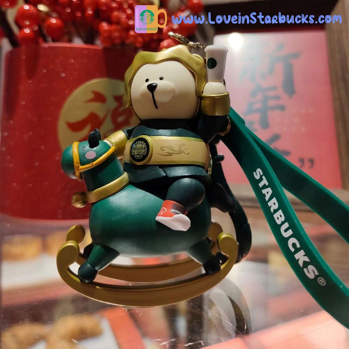 Starbucks keychain  China 2023 new year Keychains without plastic plates