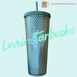 Starbucks Korea Holy bling Green Christmas slick 24oz studded straw cup