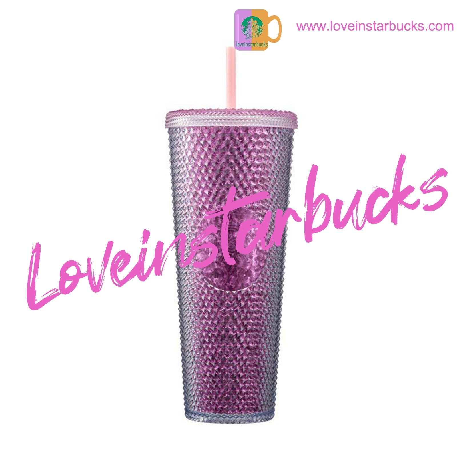 On sale Starbucks Korea Pink & Purple Bling