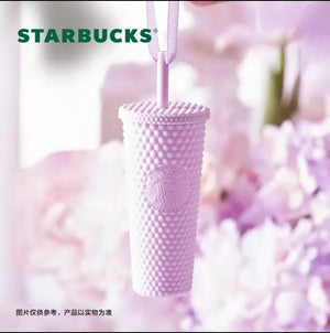 Starbucks mini matte Pink/purple Sakura ornament