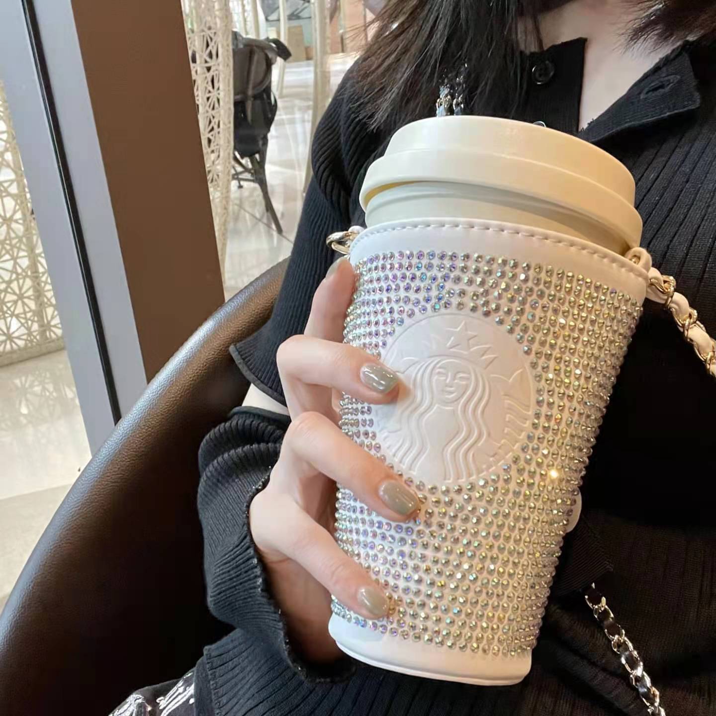 Starbucks China White Gold Stainless Tumbler – Ann Ann Starbucks