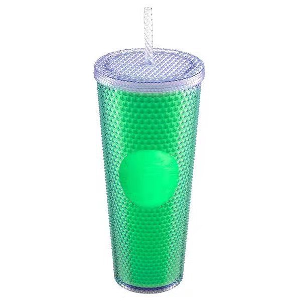 Starbucks Taiwan glow in the dark GIDT slick 24oz studded straw cup