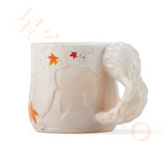 Starbucks warm autumn afterglow Squirrel Silhouette Mug - loveinstarbucks