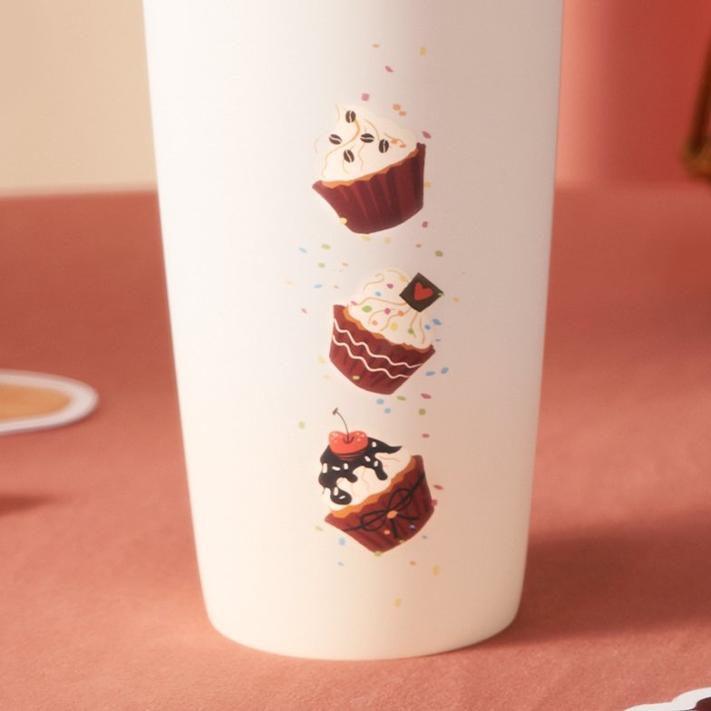 StarbucksChina 2023 Valentine's Day online sweet dessert SS cup 473ml - loveinstarbucks